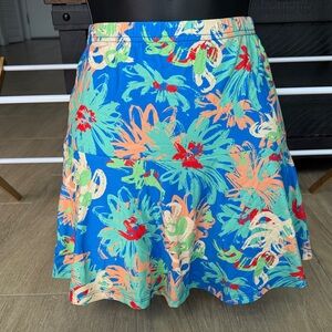 Floral Printed Mini Skirt